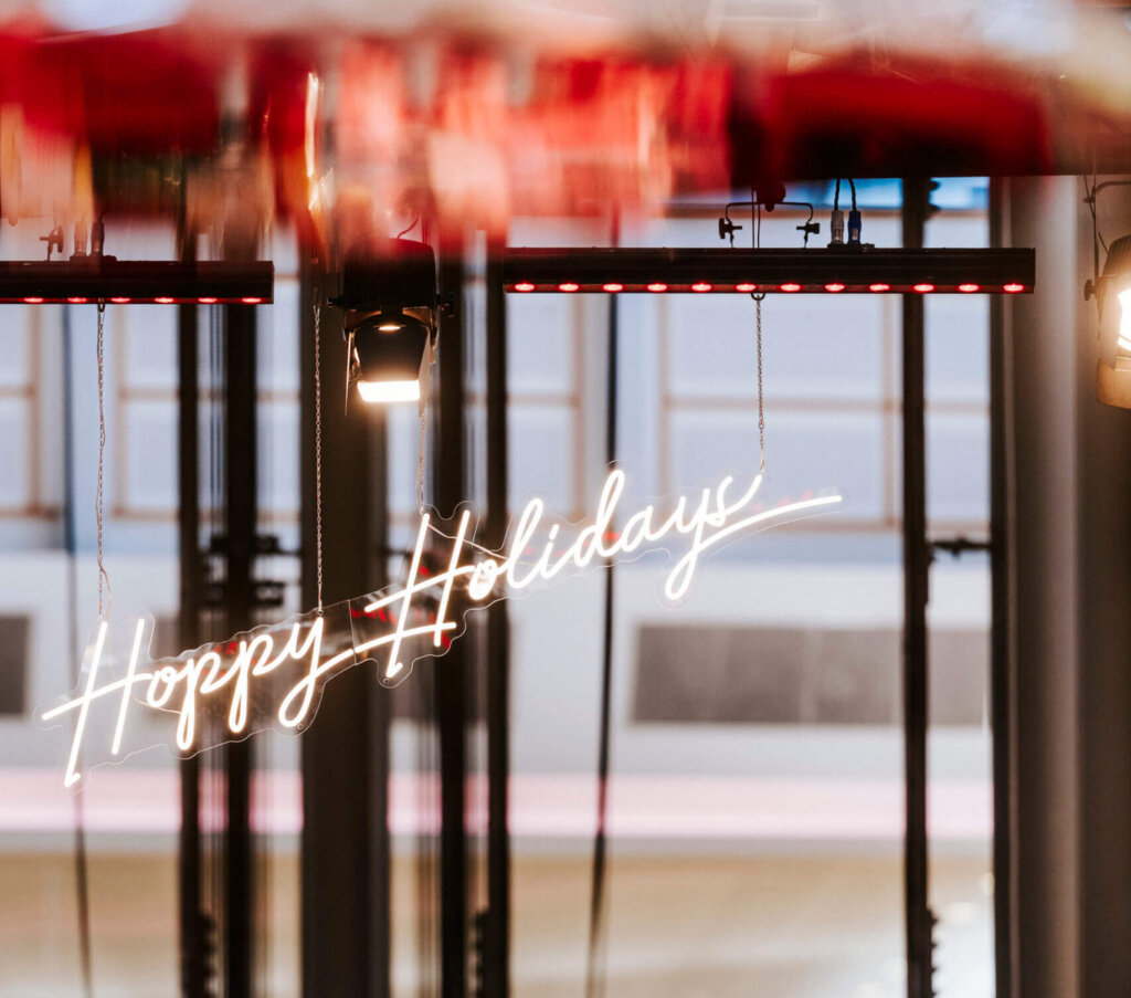 Happy Holidays led display